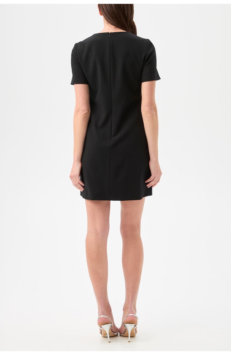 Trina Turk Diamonds Rhinestone Bow Dress, Alternate, color, Black