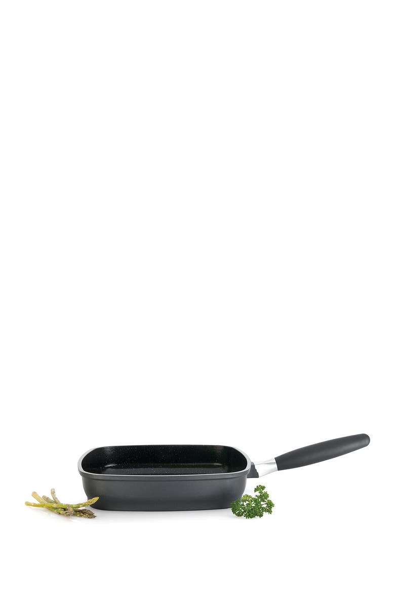 Scala 11" Nonstick Grill Pan, Main, color, BLACK