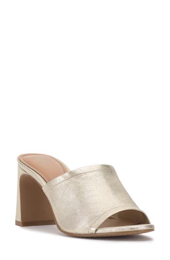 Vince Camuto Alyysa Slide Sandal In Light Gold