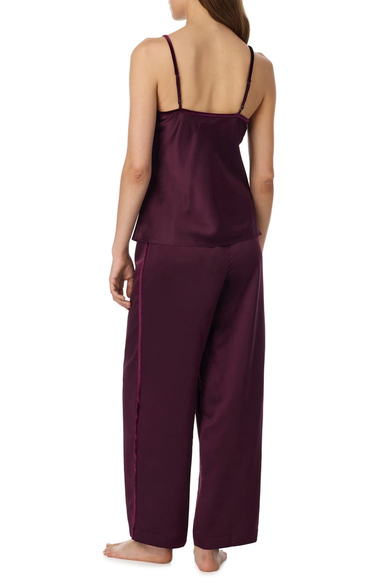 Sleeveless Pajamas, Alternate, color, WINE