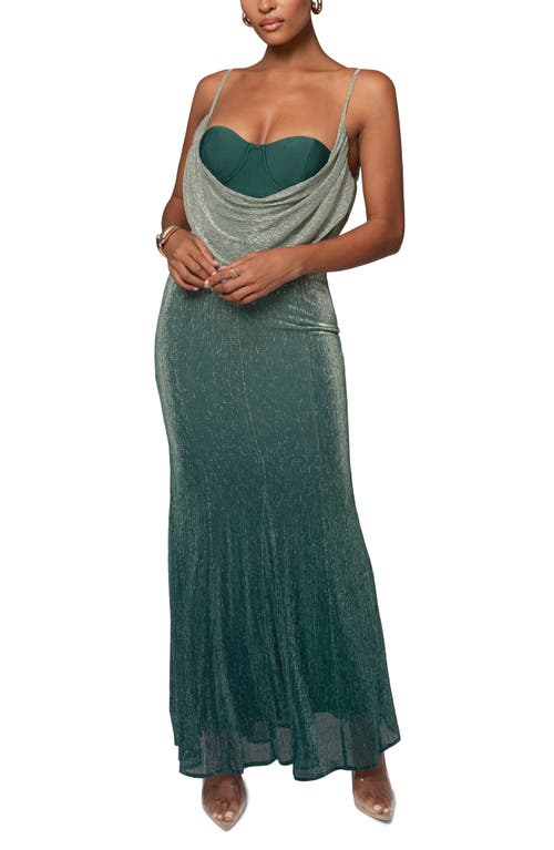 JLUXLABEL JLUXLABEL SHIMMERY NIGHTS MAXI COCKTAIL DRESS