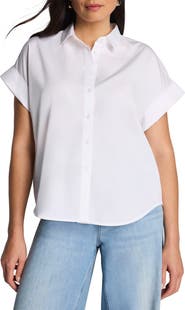 SPANX® Oversized Button-Front Shirt