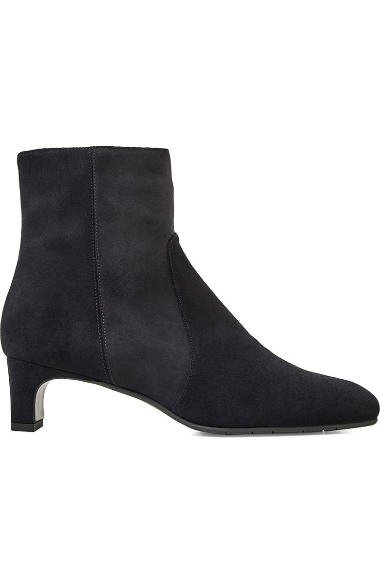 Aquatalia Siela Weatherproof Bootie, Alternate, color, Navy Suede