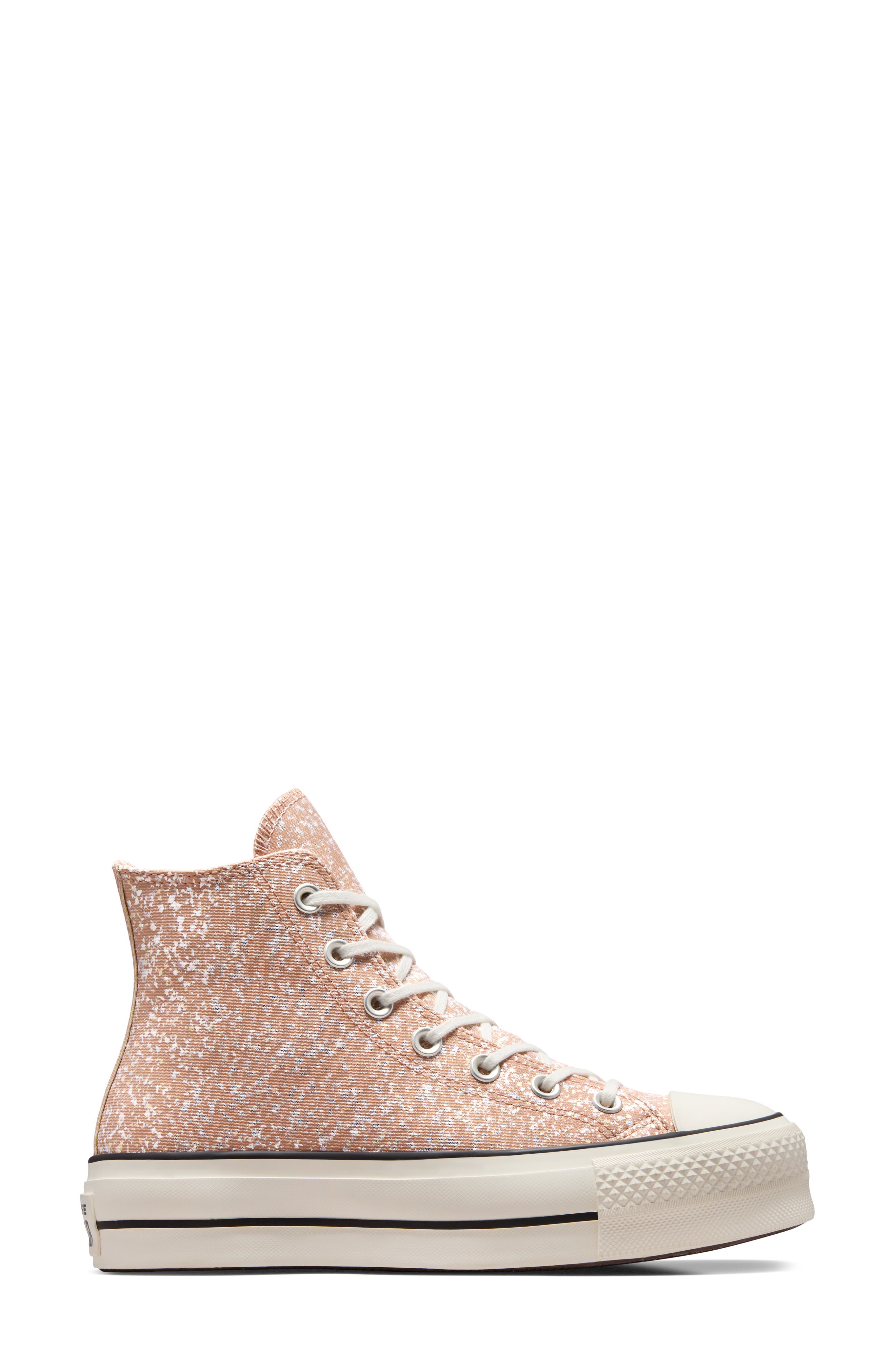 Chuck Taylor® All Star® Lift High Top Sneaker, Alternate, color, DUSTY CINDER/ EGRET/ BLACK