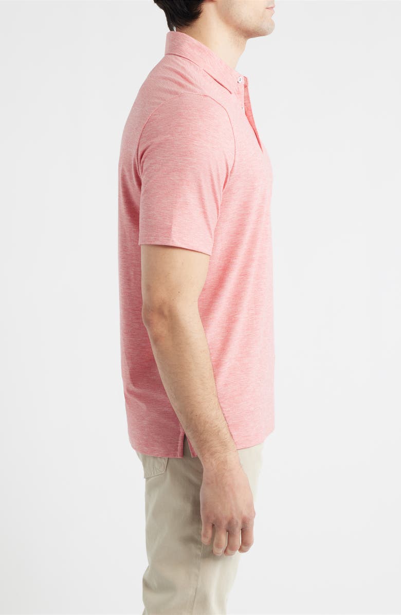 Johnston & Murphy XC+<sup>™</sup> Apex Performance Polo, Alternate, color, Coral Heather