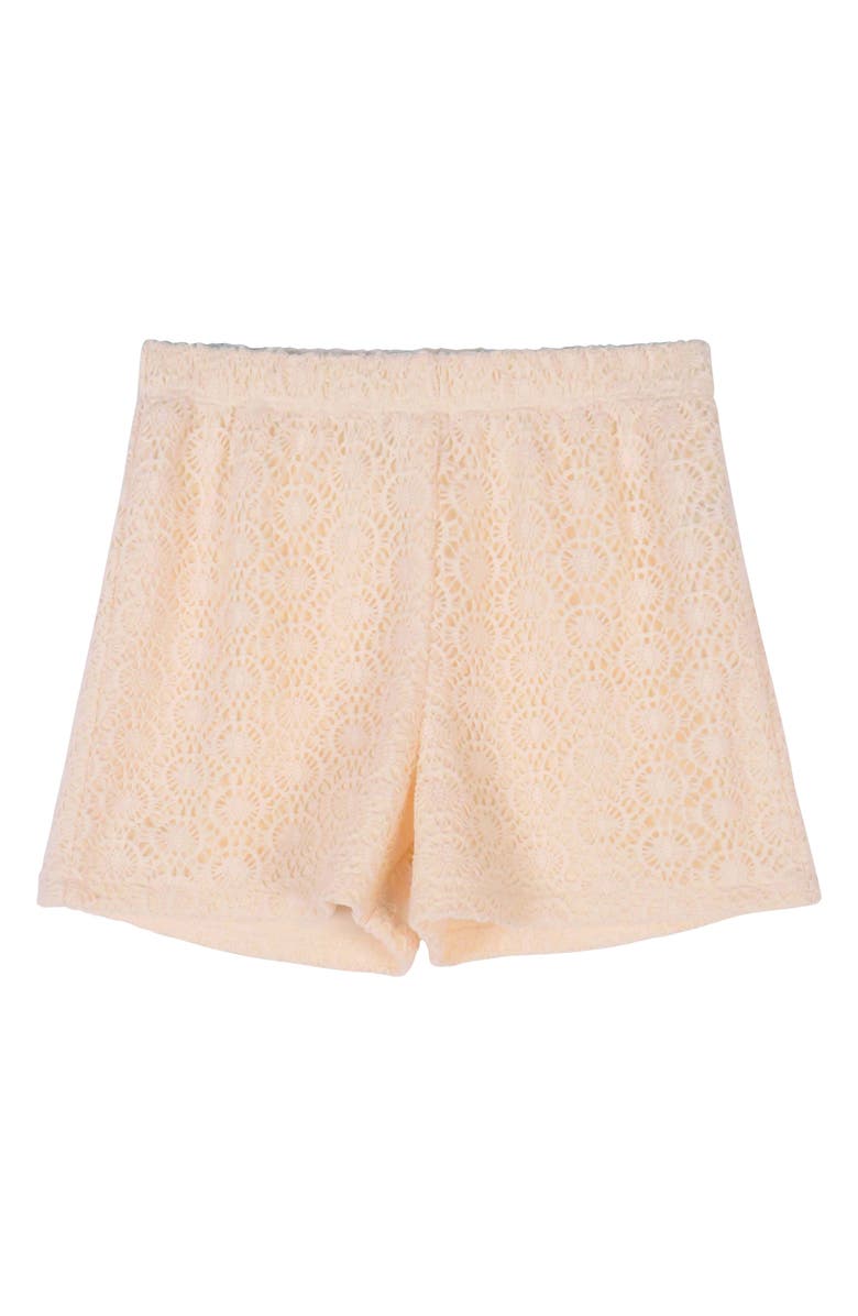 Zunie Kids' Embroidered Gauze Top & Shorts Set, Alternate, color,