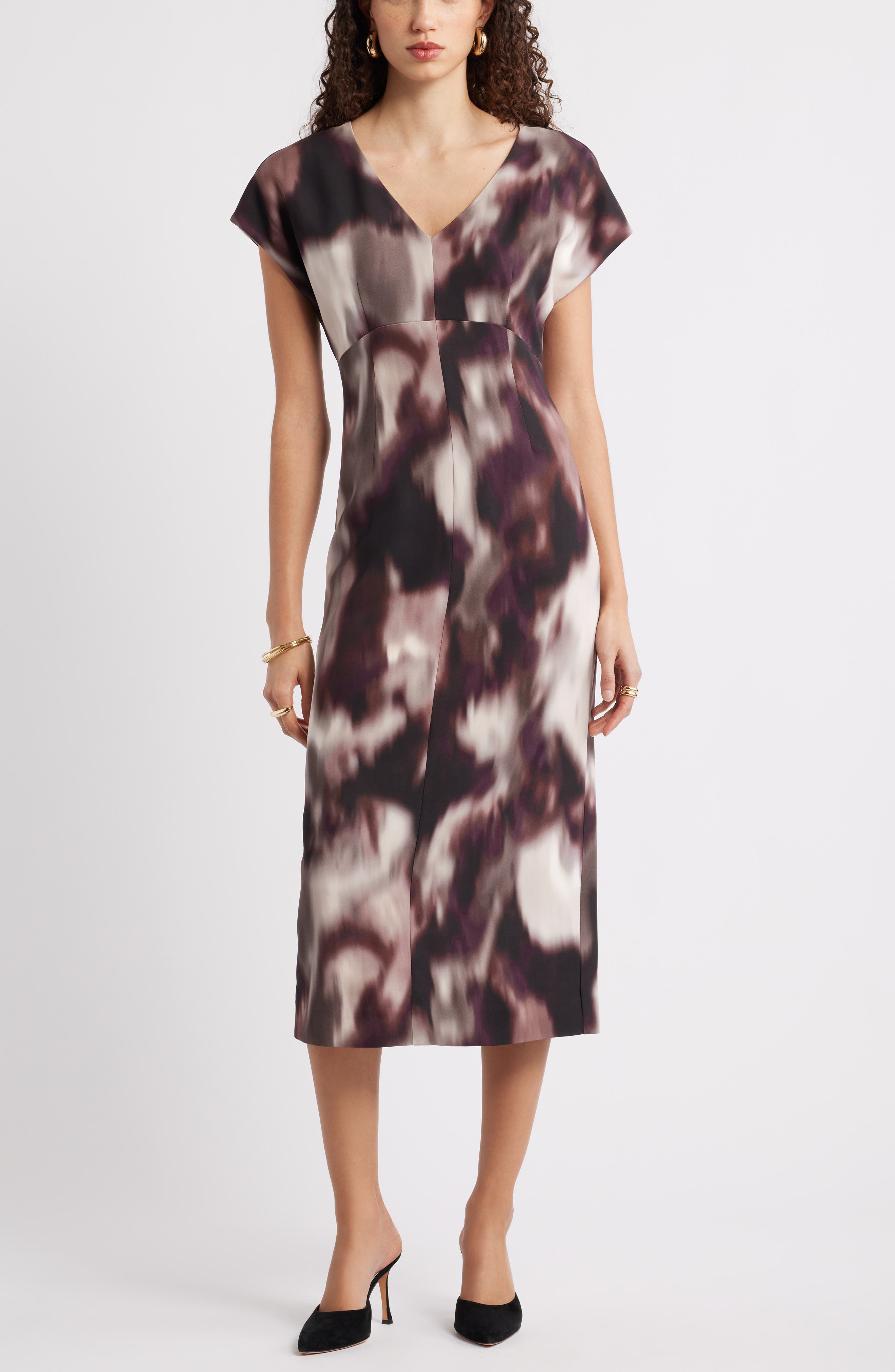 Nordstrom Print Midi Dress