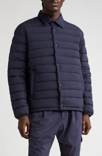 Herno Quilted Stretch Nylon Down Shirt Jacket | Nordstrom