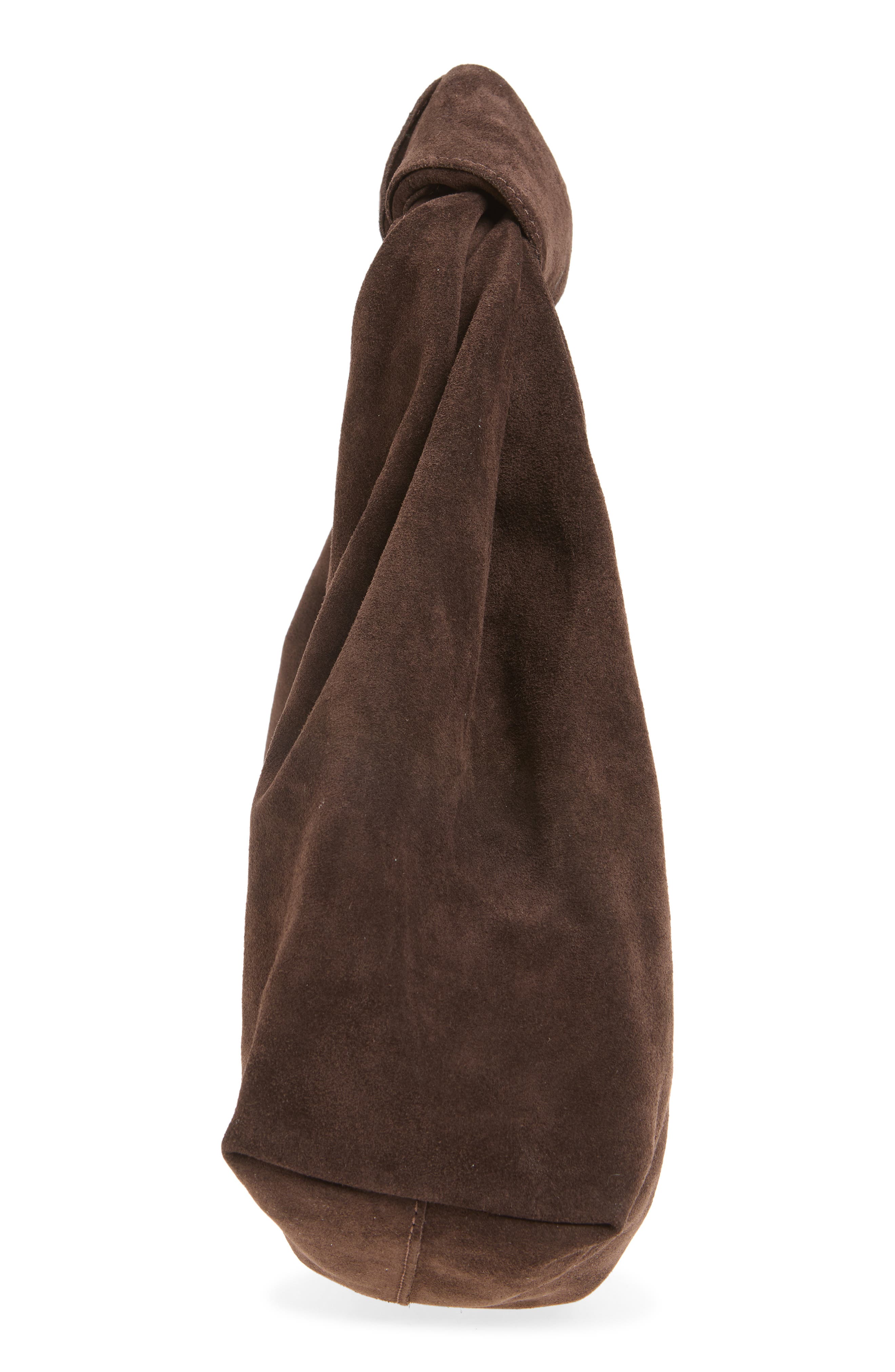 Helga Suede Knot Top Handle Bag, Alternate, color, TMORO