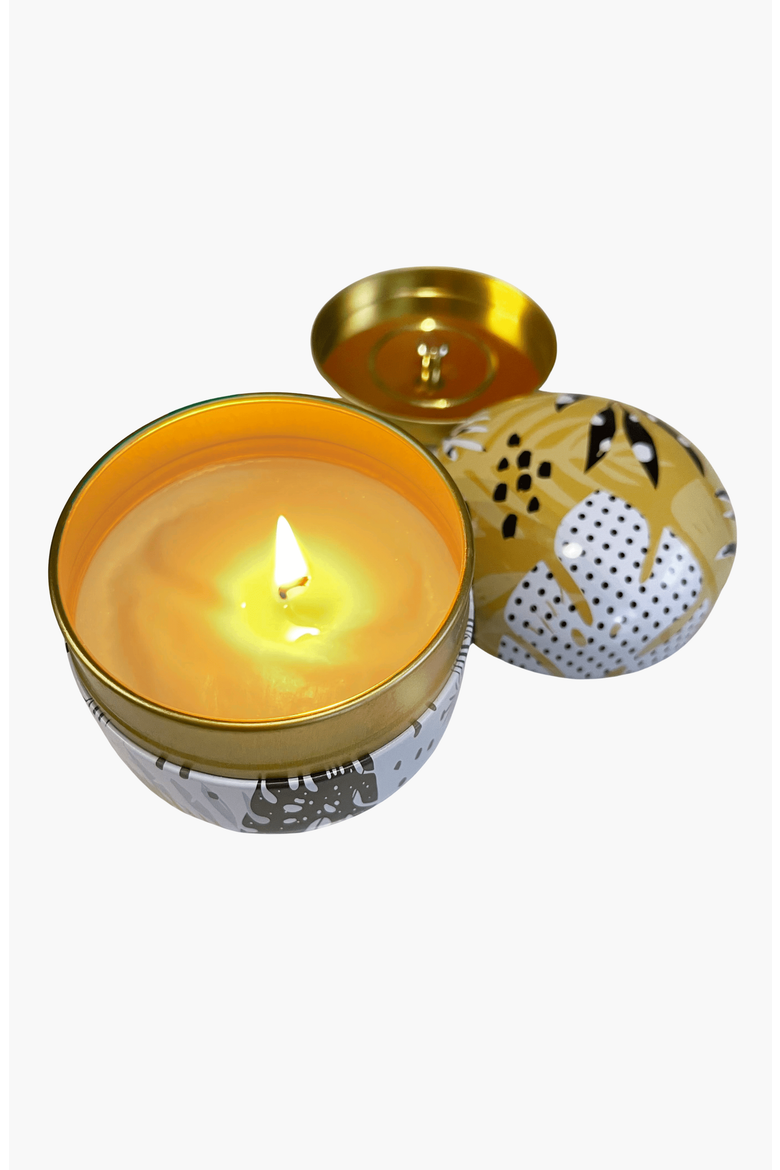 Hand-Crafted Soy Candle, Alternate, color, Metallic Gold