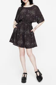 Disturbia Peaseblossom Celestial Tie Mini Dress