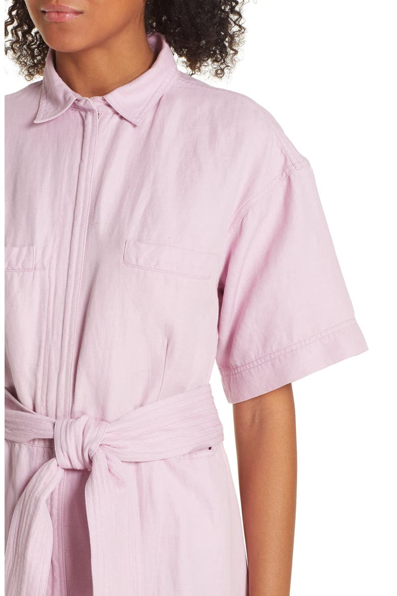 Baleare Twill Jumpsuit, Alternate, color, LILAC