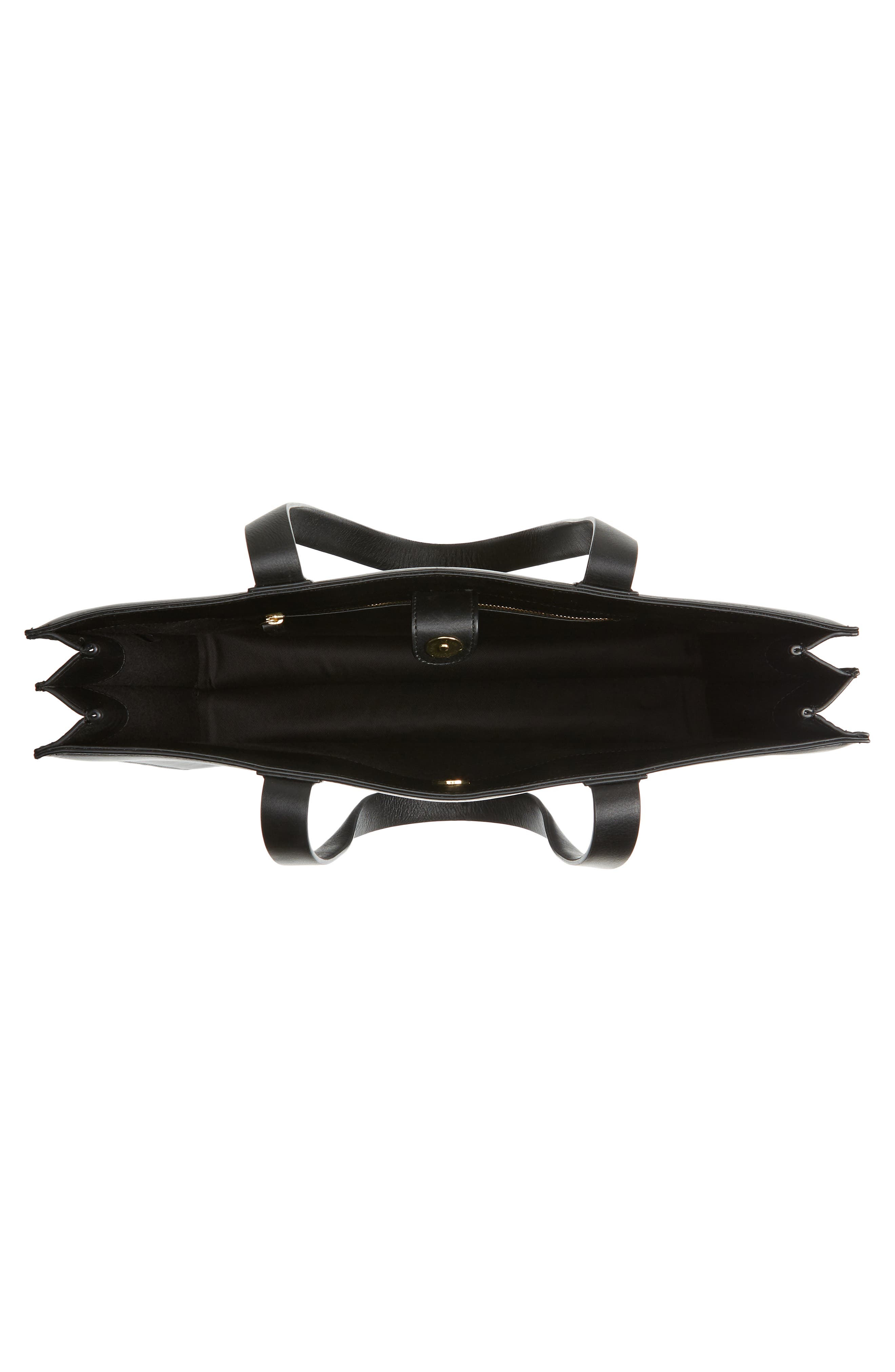 Nordstrom Concertina Leather Accordion Tote, Alternate, color, 