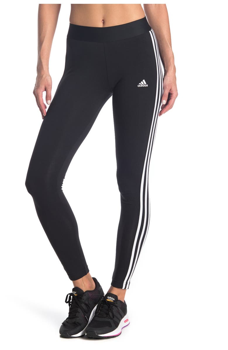 adidas Essentials 3-Stripes Leggings, Main, color, 