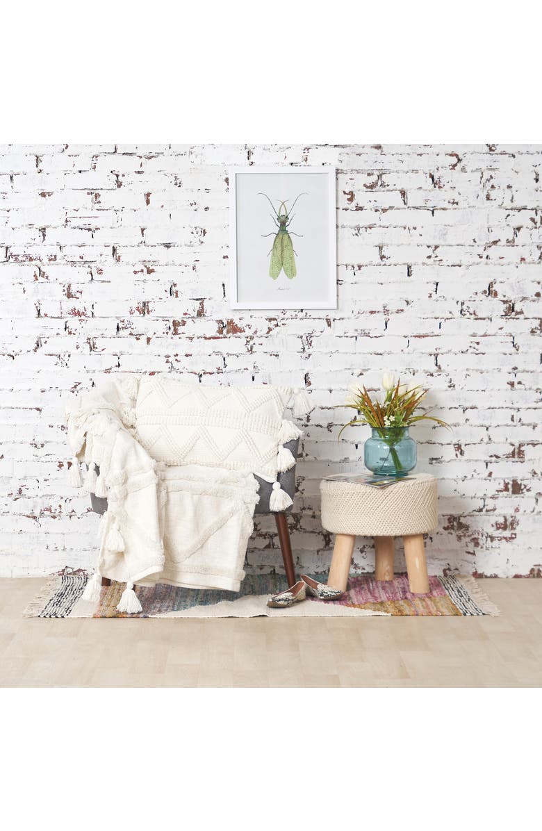 carol & frank Eustis Pillow, 14" x 22", Alternate, color, Green