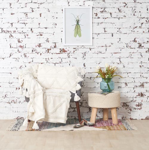 Carol & Frank Eustis Pillow, 14" X 22" In Neutral