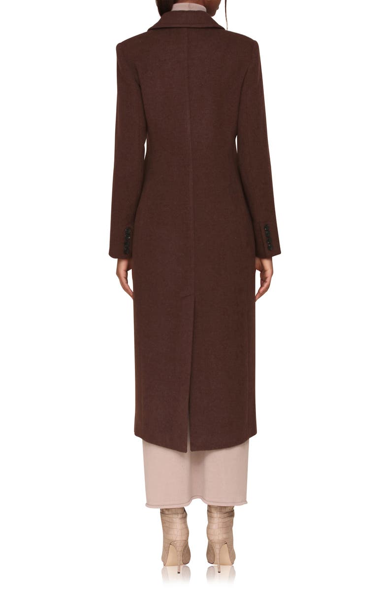 Avec Les Filles Hourglass Double Breasted Coat, Alternate, color, 