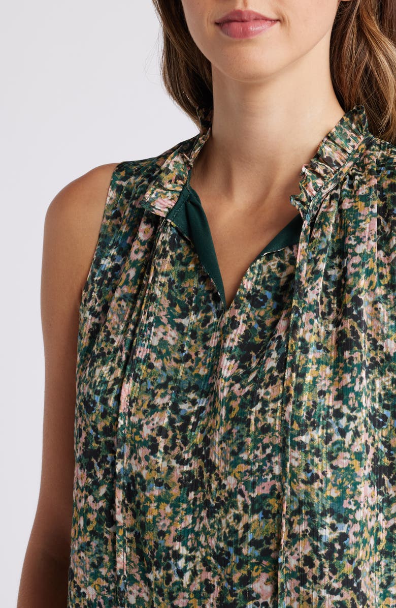 Anne Klein Tulla Floral Sleeveless Top, Alternate, color, 