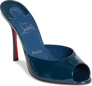 Christian Louboutin Me Dolly Peep Toe Slide Sandal