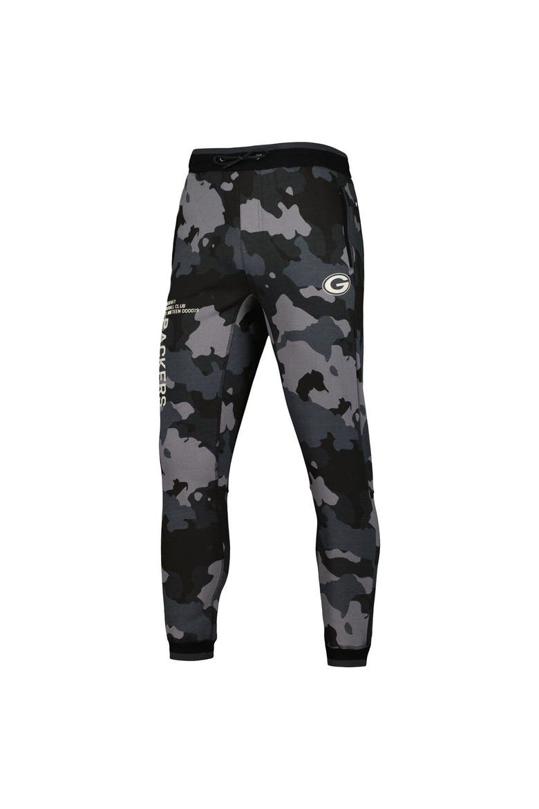 Unisex The Wild Collective Black Green Bay Packers Camo Jogger Pants, Alternate, color, Black