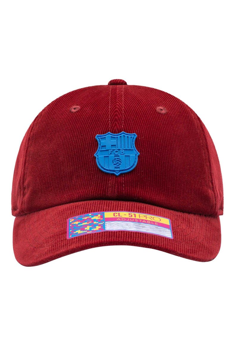 FAN INK Men's Red Barcelona Casuals Classic Adjustable Hat, Alternate, color, Red