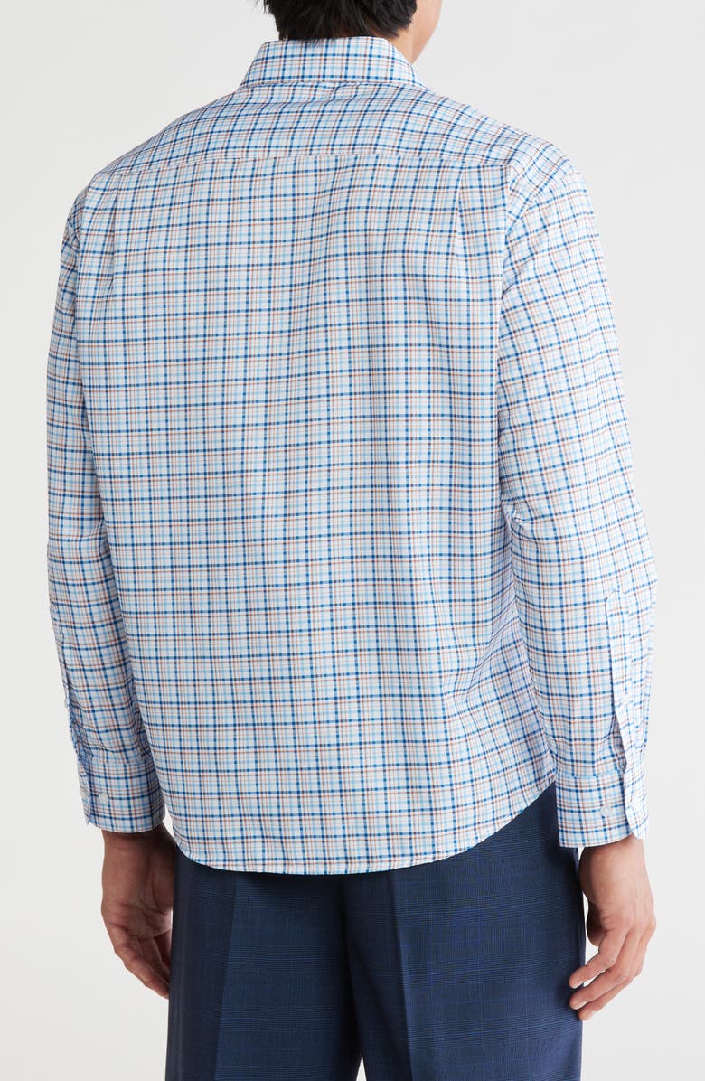 Nautica Plaid Regular Fit Dress Shirt, Alternate, color, 