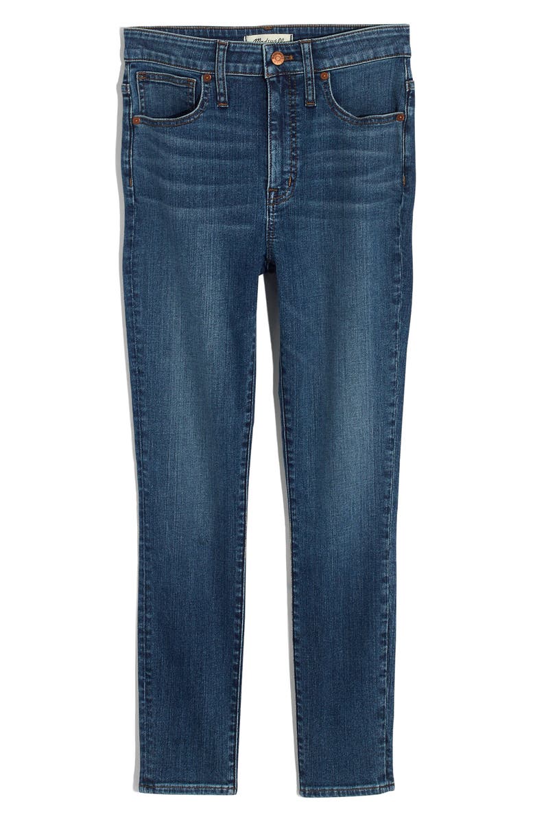 Madewell Curvy High Waist Crop Skinny Jeans, Alternate, color, 