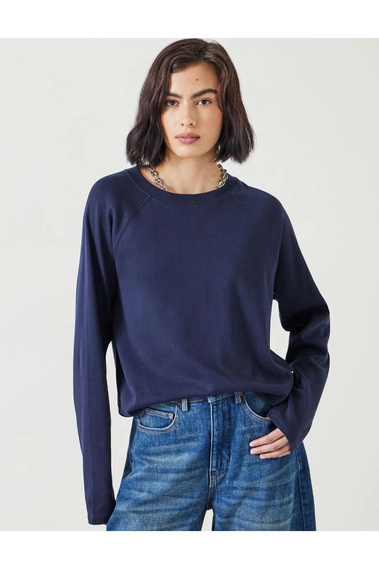 Matilda Raglan Top, Main, color, Dark Navy