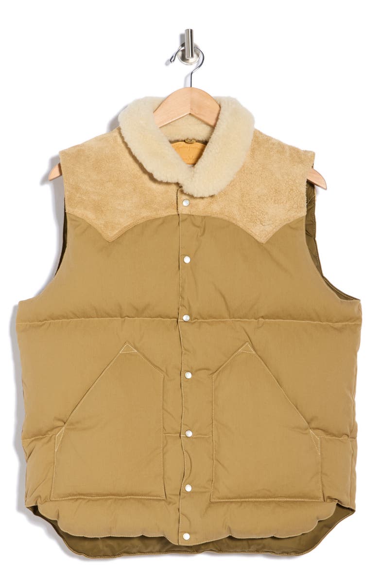 BUCK MASON Rockey Mountain Featherbed Down Vest, Alternate, color, Pronghorn