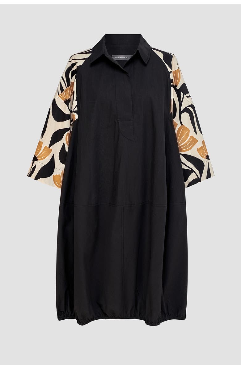 Alembika Tulip poplin oversized shirt-dress, Alternate, color, 