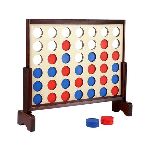Wooden Giant Connect 4 Game
