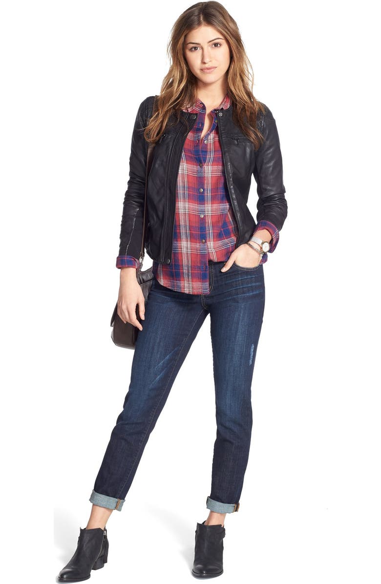 Frye 'Melissa' Leather Crossbody Bag, Alternate, color, Slate