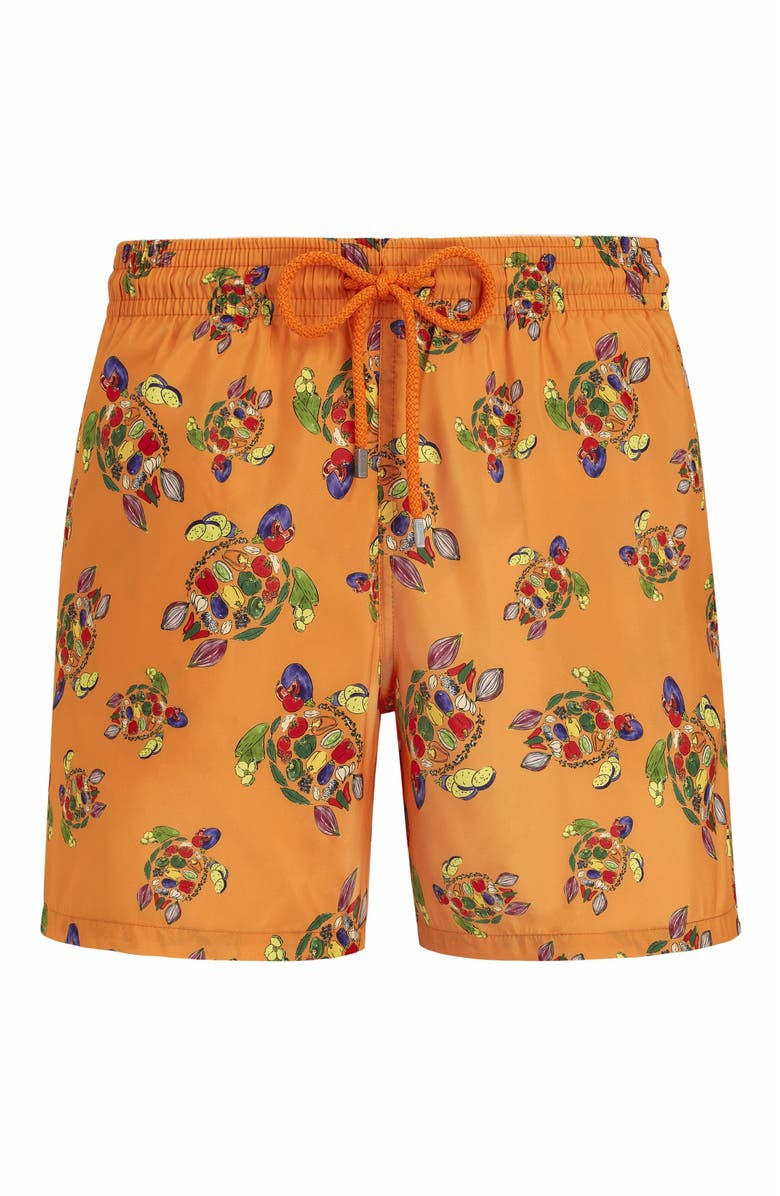 Vilebrequin Men's Rata Turtles Ultra-Light And Packable Swim Trunks, Main, color, 