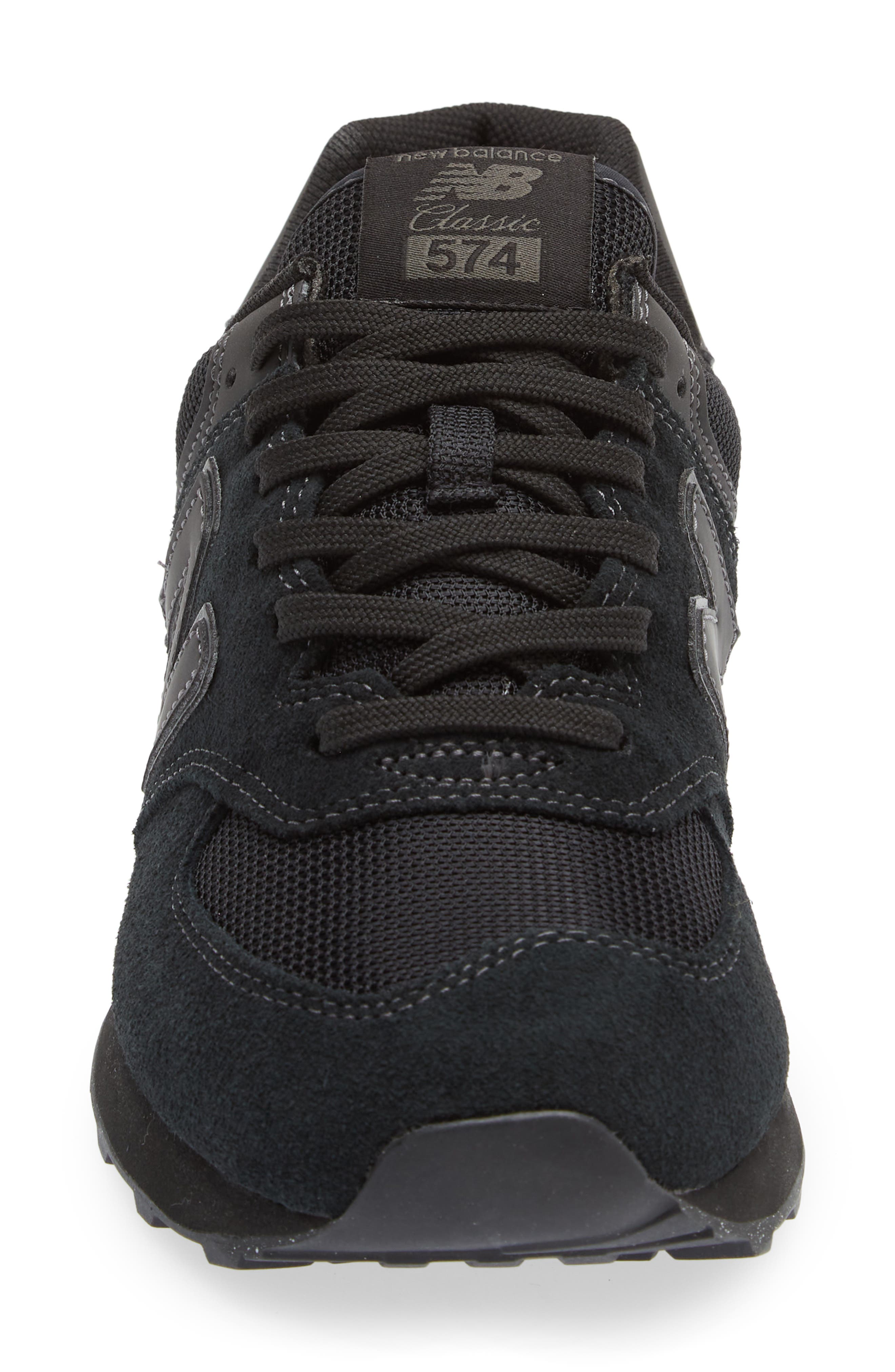 Gender Inclusive 574 Classic Sneaker, Alternate, color, BLACK/ BLACK