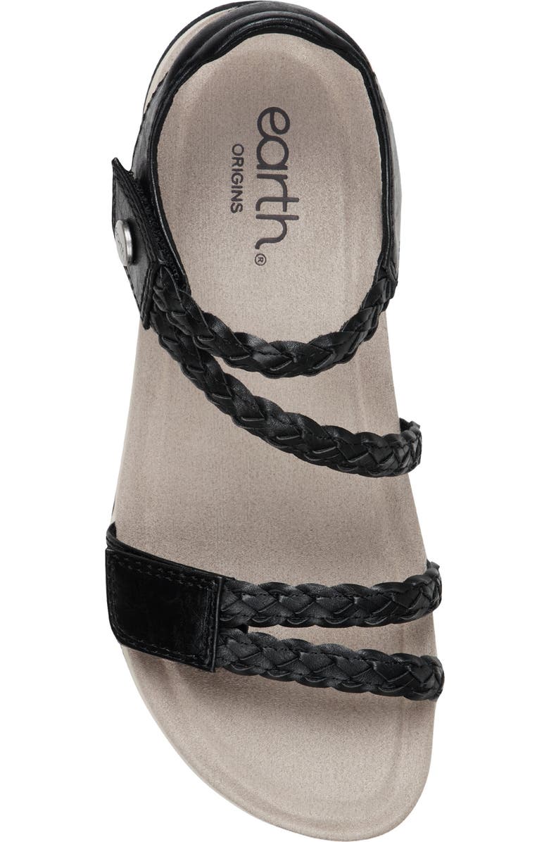Earth<sup>®</sup> Stellon Ankle Strap Sandal, Alternate, color, Black