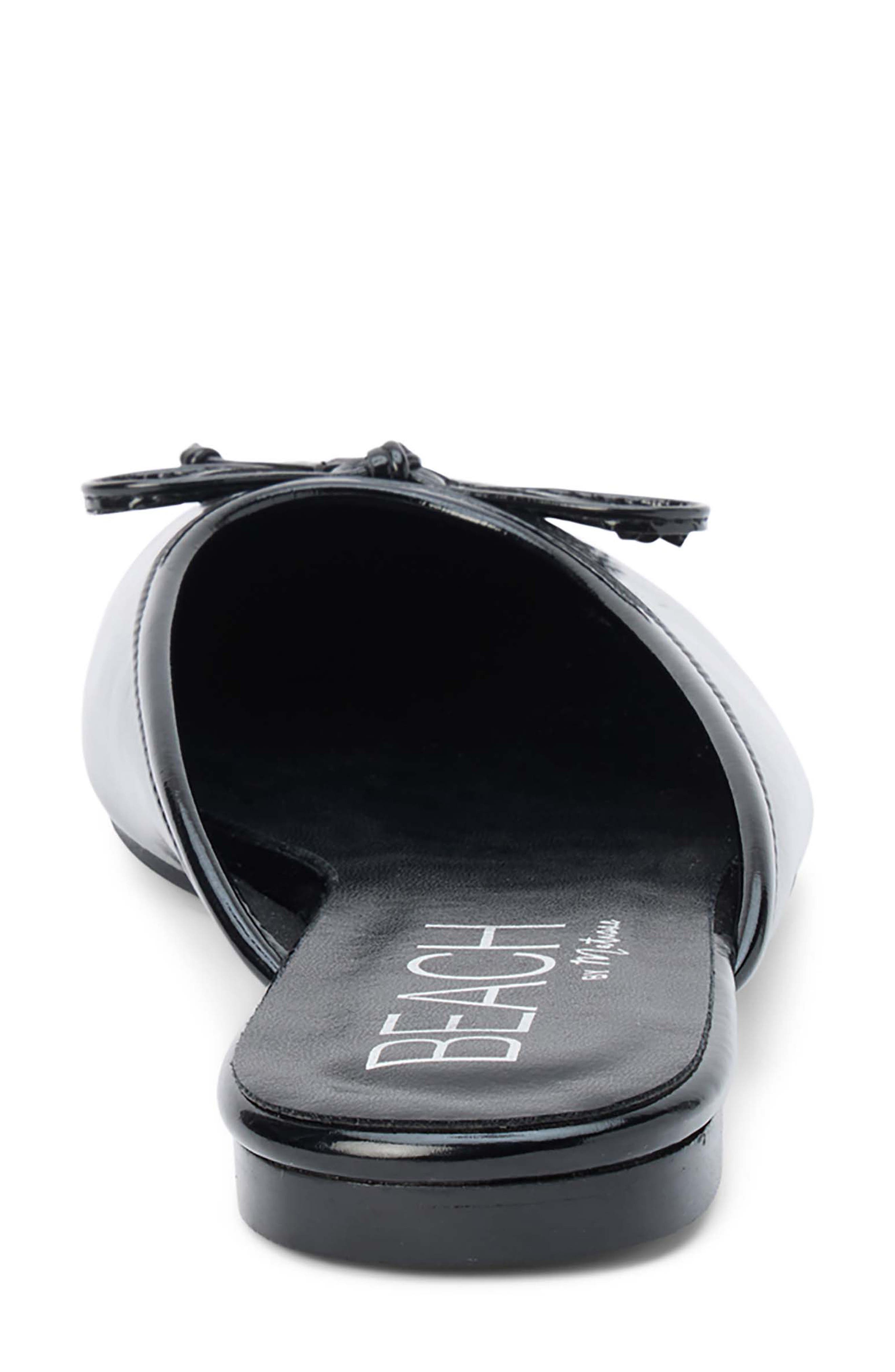 Matisse Reggie Pointed Toe Mule, Alternate, color, Black Patent