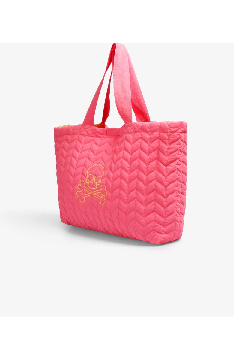 Scalpers Quilted Shopper Bag Girls, Alternate, color, Pink