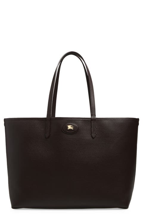 Medium Bloomsbury Leather & Canvas Reversible Tote