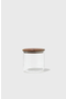 selected Clear With Acacia Wood Lid