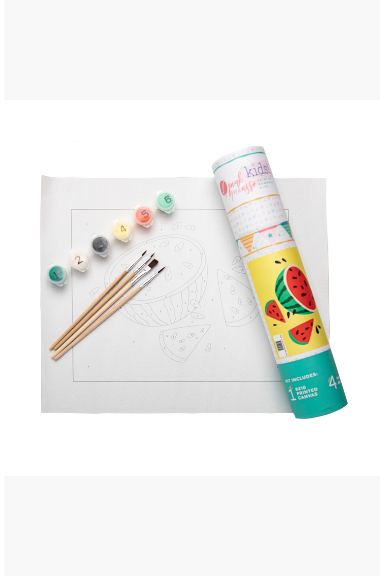 Watermelon Paint by Numbers Kit, Alternate, color, Multicolor