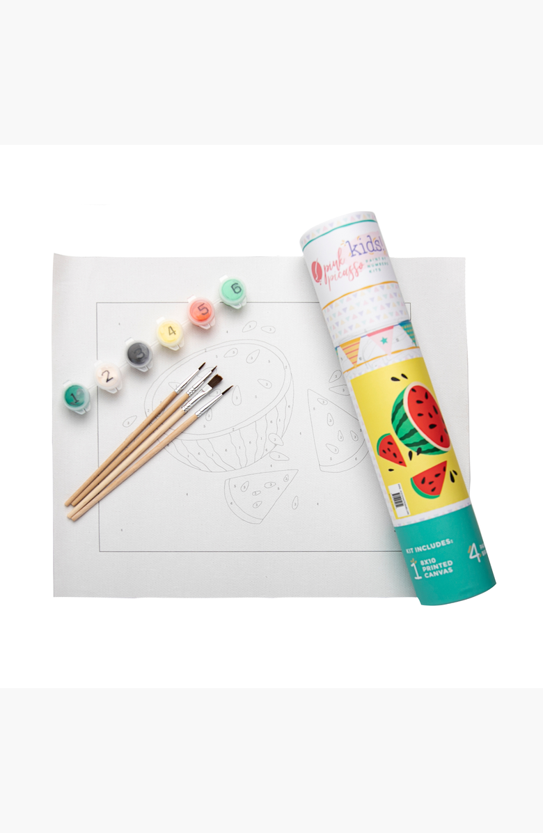 Pink Picasso Kits Watermelon Paint by Numbers Kit, Alternate, color, Multicolor