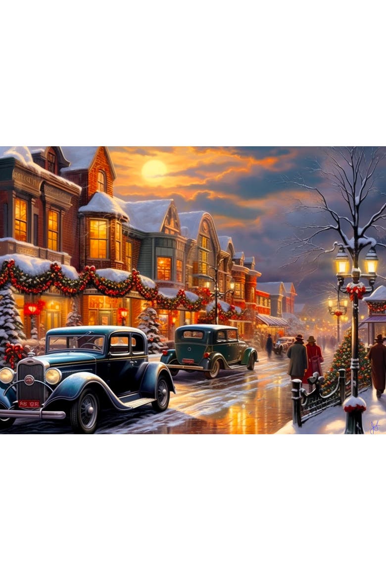 Main Street 1000 piece Jigsaw Puzzle for Adults, Alternate, color, Multicolor