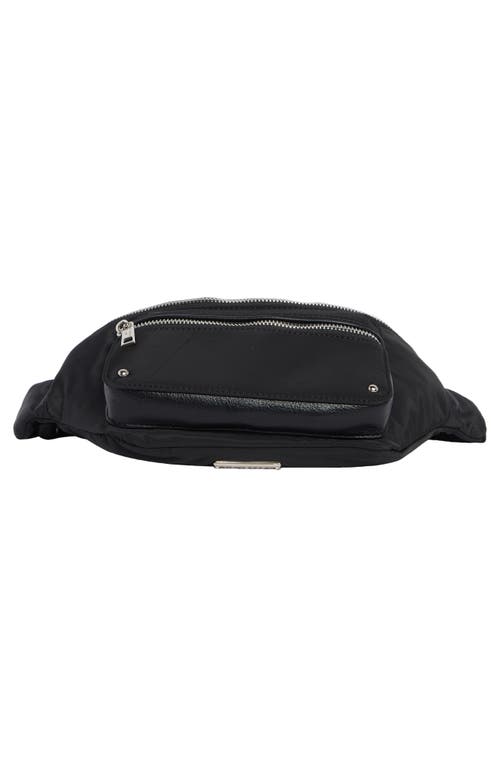Madden Girl Woven Fanny Pack In Black