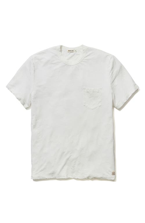 Marine Layer Relaxed Fit Hemp & Cotton T-shirt In White