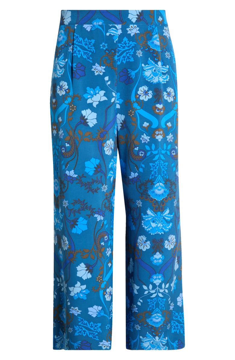 SUGARLIPS Palmate Pluma Floral Print Wide Leg Pants, Alternate, color,