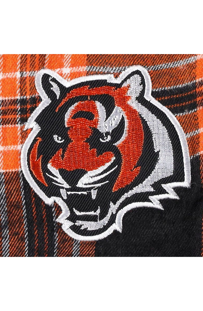 CONCEPTS SPORT Men's Concepts Sport Black/Orange Cincinnati Bengals Big & Tall Ultimate Sleep Pant, Alternate, color, 