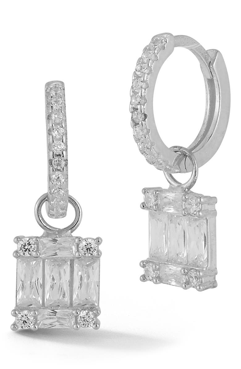 GLAZE JEWELRY Square Dangle Drop Earrings, Main, color, 