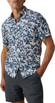 Faherty Breeze Short Sleeve Button-Down Shirt