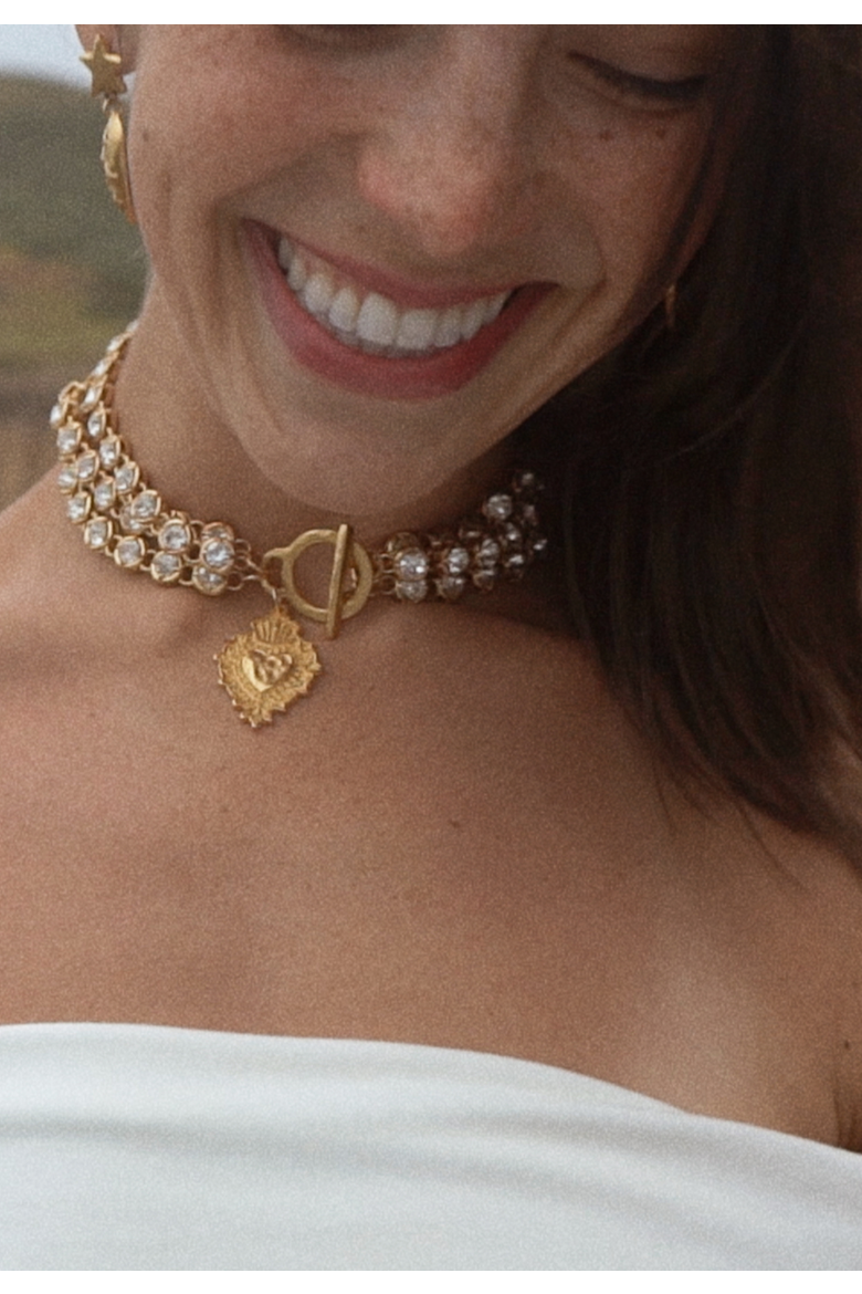 Donatella Choker, Alternate, color, Gold