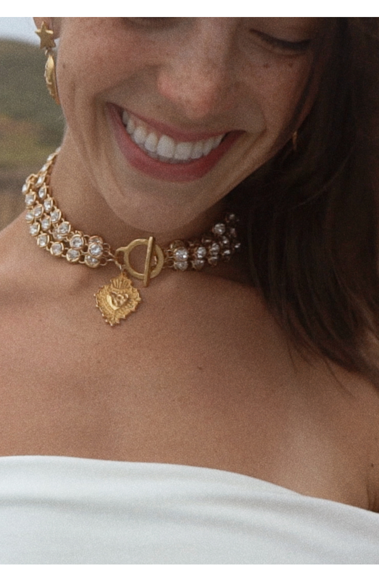 sccollection Donatella Choker, Alternate, color, Gold